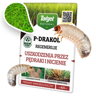 P-Drakol 50g Środek Larwobójczy Larwicyd na Pędraki i Nicienie w Trawniku Target