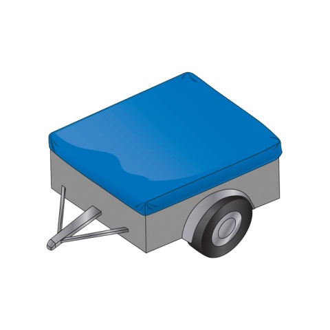 Plandeka 60g 10m x 15m Niebieska