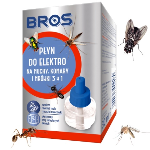 Płyn Na Komary i Kleszcze Do Elektrodumigatora Owadobójczego 3w1 Bros Płyn Na Komary i Kleszcze Do Elektrodumigatora Owadobójczego 3w1 Bros