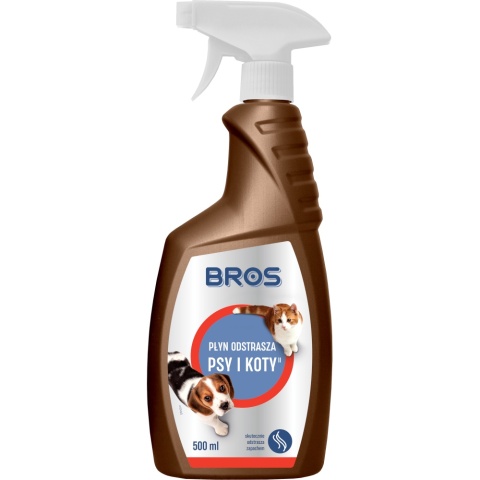 Płyn Odstraszający Psy i Koty 500ml Bros