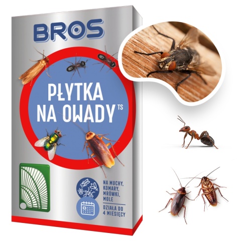 Płytka Owadobójcza Na Owady Latające Bros Płytka Owadobójcza Na Owady Latające Bros