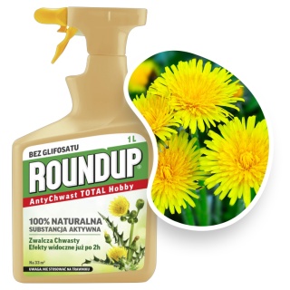 Roundup AntyChwast Total Ultra 1000ml Spray Środek Chwastobójczy Na Chwasty Jednoliścienne i Dwuliścienne Substral