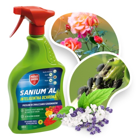Sanium AL 1L Środek Owadobójczy Do Zwalczania Szkodników w Uprawach Roślin Protect Garden