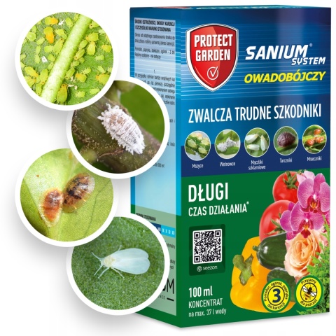 Sanium System 100ml Środek Owadobójczy Do Zwalczania Szkodników w Uprawach Roślin Protect Garden