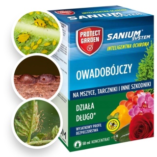 Sanium System 50ml Środek Owadobójczy Do Zwalczania Szkodników w Uprawach Roślin Protect Garden