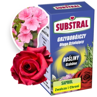 Saprol Kwiaty 25ml Fungicyd Środek Grzybobójczy Do Zwalczania Chorób Grzybowych w Uprawach Roślin Substral