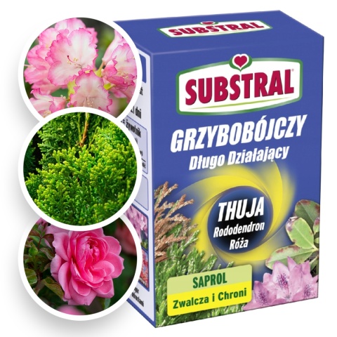 Saprol Thuja 100ml Fungicyd Środek Grzybobójczy Do Zwalczania Chorób Grzybowych w Uprawach Roślin Substral