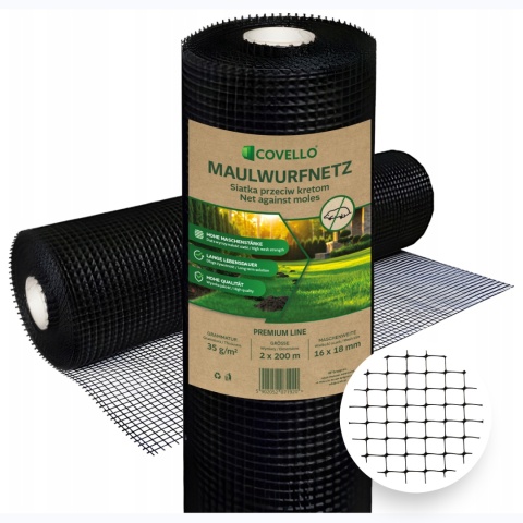 Siatka na Krety 35g 2m x 200mb Premium Line Covello