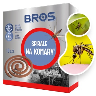 Spirala Owadobójcza Na Komary i Meszki 10szt Bros