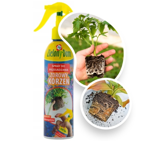 Spray Do Przesadzania Roślin 300ml Zdrowy Korzeń Zielony Dom Spray Do Przesadzania Roślin 300ml Zdrowy Korzeń Zielony Dom