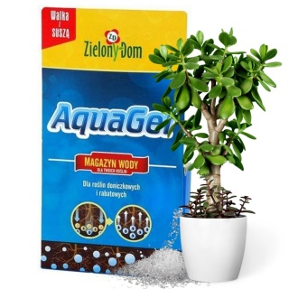 AquaGel 60g Granulki Hydrożel Dla Roślin Do Maganyzowania Wody w Glebie Zielony Dom