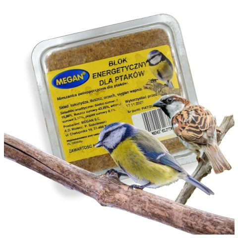 Blok Energetyczny Dla Ptaków 350 g Megan