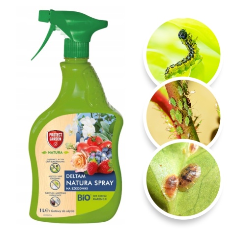 Deltam natura spray ma szkodniki roślin, mszyca, przędziorki 1L