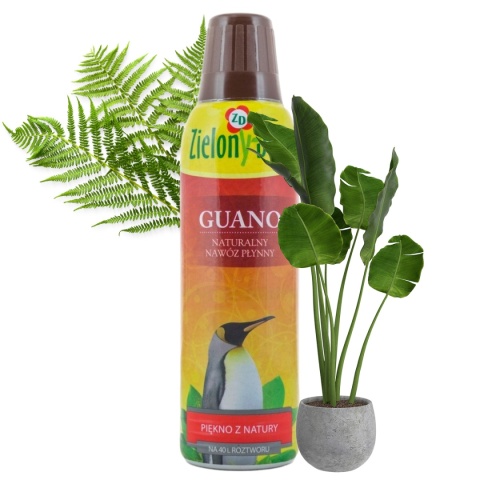 Guano Uniwersalny Nawóz Naturalny Płynny 300ml Płynny Pompka Zielony Dom