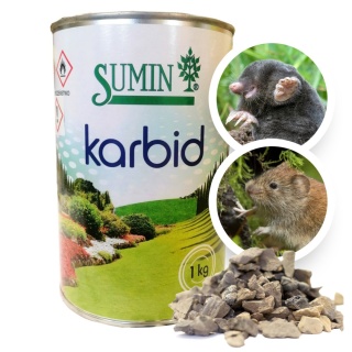 Karbid 1kg Środek Odstraszający Krety i Nornice Sumin