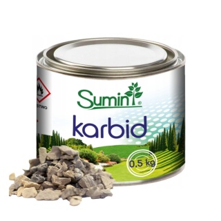 Karbid 500g Środek Odstraszający Krety i Nornice Sumin