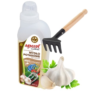 Mydło Potasowe Ogrodnicze Czosnkowe 500ml Agrecol