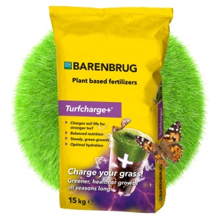 Nawóz Do Trawnika z Algami i Krzemem Turfcharge+ 15 kg Barenbrug