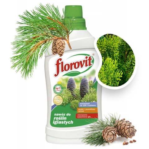 Nawóz Do Iglaków Mineralny Płynny 1L Florovit