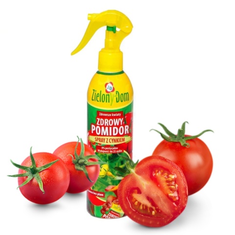 Nawóz Do Pomidorów Dolistny z Cynkiem Mineralny Spray 300ml Zielony Dom