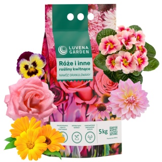 Nawóz Do Róż i Roślin Kwitnących Granulowany 5kg Luvena
