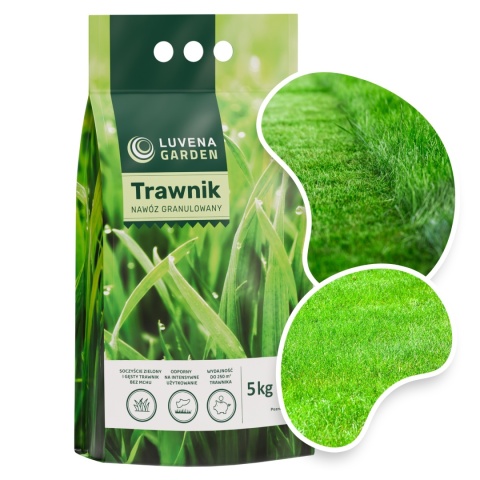 Nawóz Do Trawnika Wieloskładnikowy Granulowany 5kg Luvena