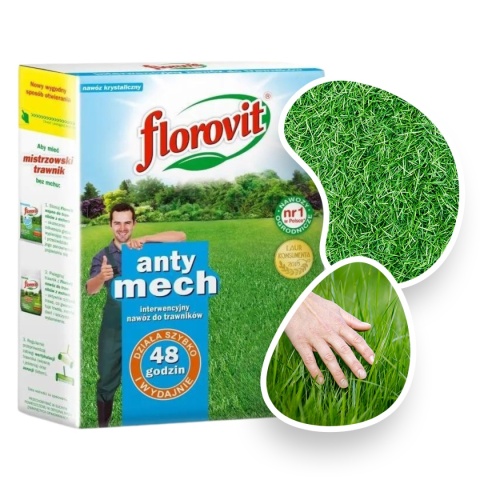 Nawóz Do Trawy Z Mchem Interwencyjny Antymech Mineralny Granulat 2kg Florovit