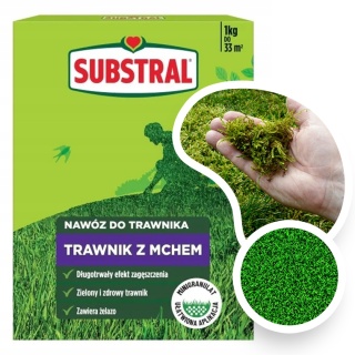 Nawóz Do Trawnika z Mchem Mineralny 1kg Substral