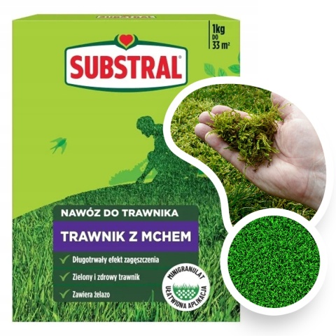 Nawóz Do Trawnika z Mchem Mineralny 1kg Substral