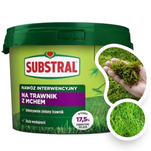 Nawóz Substral Do Trawnika z Mchem Interwencyjny 10kg