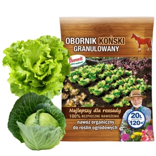 Obornik Koński Nawóz Naturalny Granulat 20L Pro Natura Florovit