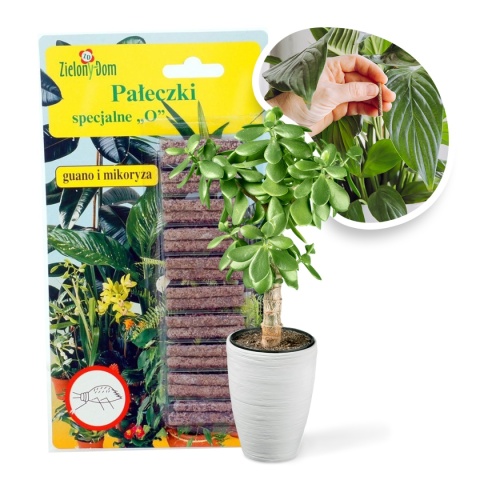 Pałeczki Nawozowe Owadobójcze Guanao i Mikoryza O Mineralne 20szt. Zielony Dom