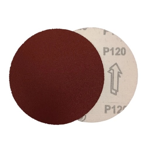 Papier ścierny do szlifierki na rzep bez otworów 125 mm P120 Mirson 50 sztuk