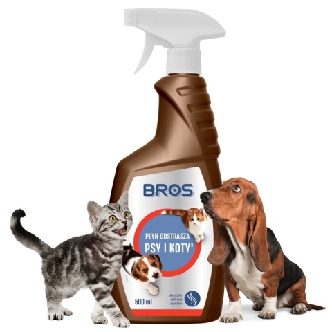 Płyn Odstraszający Psy i Koty 500ml Bros