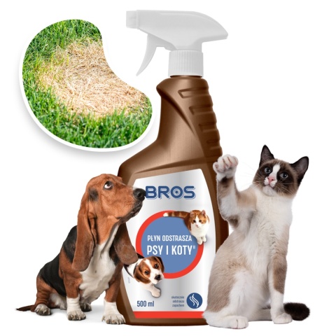 Płyn Odstraszający Psy i Koty 500ml Bros