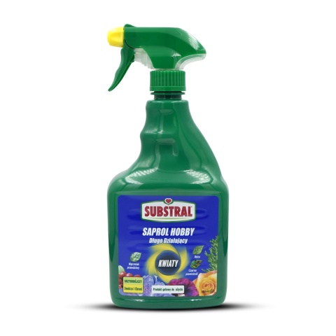 Saprol Kwiaty 750ml Spray Fungicyd Środek Grzybobójczy Do Zwalczania Chorób Grzybowych w Uprawach Roślin Substral