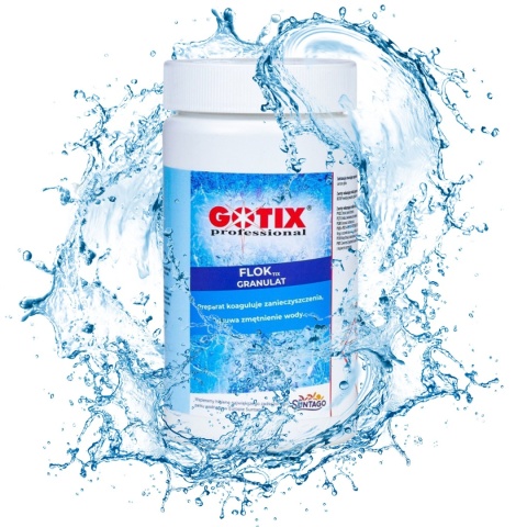 Środek Koagulacyjny Flokulator Do Basenu Granulat 1kg Floktix Gotix