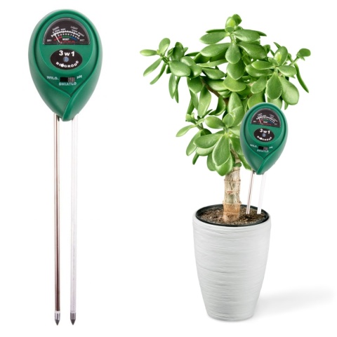 Tester Gleby 3w1 Ph Metr Glebowy Wilgotnościomierz Nasłonecznienie 071605 Bioterm