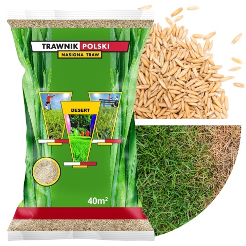 Trawa Odporna na Suszę Trawnik Polski Desert 0,9kg