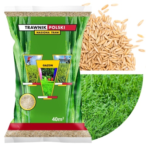 Trawa Ozdobna Trawnik Polski Gazon 0,9kg