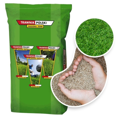 Trawa Ozdobna Trawnik Polski Gazon 5kg