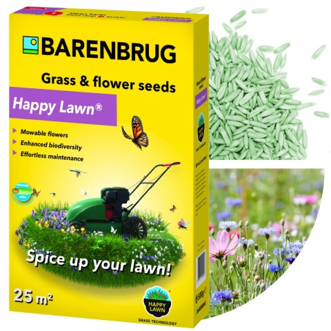 Trawa Uniwersalna z Kwiatami Barenbrug Happy Lawn 0,5kg