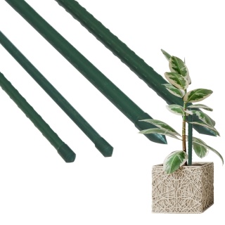 Tyczka Ogrodnicza Stalowa Powlekana PE Zielona 200 cm x 16 mm Chomik