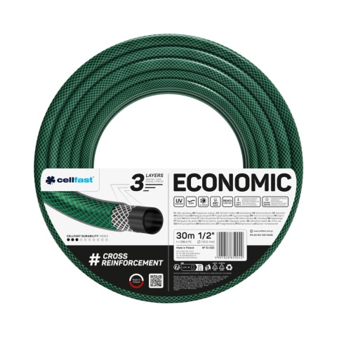 Wąż Ogrodowy 1/2" Trzy Warstwowy 30mb 10-002 Economic Cellfast