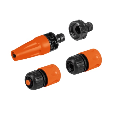 Wąż Ogrodowy 1/2" Trzy Warstwowy z Zraszaczem i Zestawem Przyłączy 20mb 10-100 Economic Cellfast