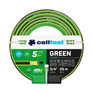 Wąż Ogrodowy 3/4" Pięcio Warstwowy 25mb 15-120 Green Cellfast