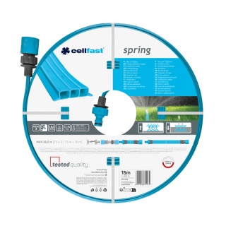 Wąż Ogrodowy Zraszający 1/2" Trzy Kanałowy 15mb 19-022 Spring Cellfast