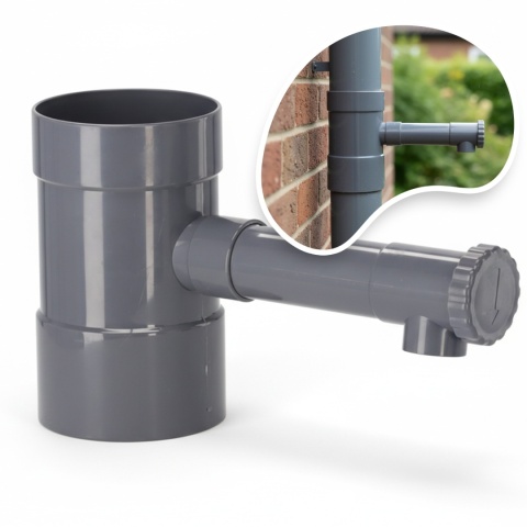 Zbieracz Wody Deszczowej Szary 100 mm Garden Line