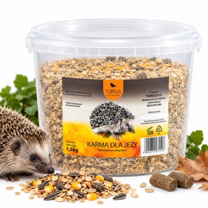 Karma dla Jeży z Suszonym Mięsem Wołowym 1,5 kg Turdus