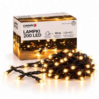 Lampki Choinkowe 200 LED Ciepła Biel 10 m Winter Dreams